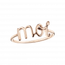 Moi ring, pink gold