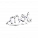 Moi ring, white gold and diamonds