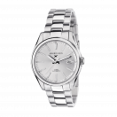 Silicon Valley men's watch, hybrid automatic, white dial, steel bracelet