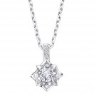 Ma Reine d'Amour No. 2 pendant, white gold and diamonds