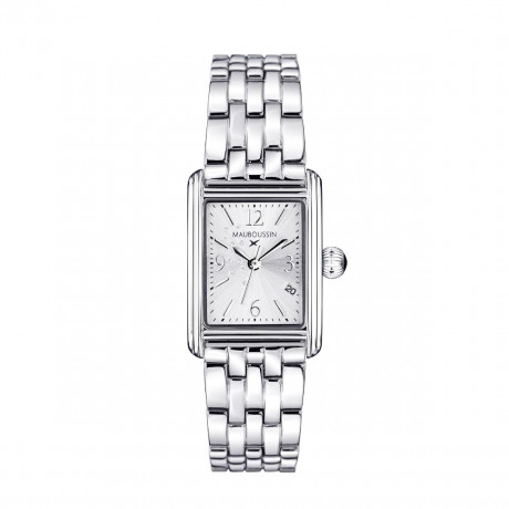 Rue Colette watch, Steel, Silver dial