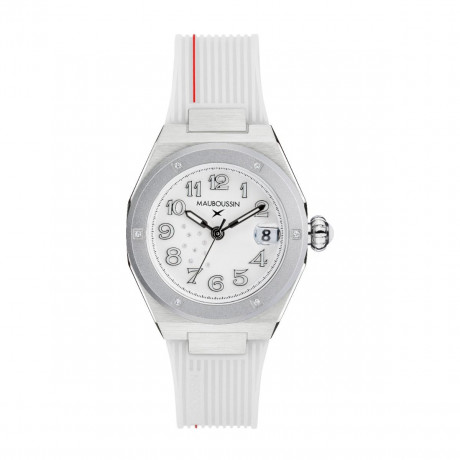 KAB women's white watch