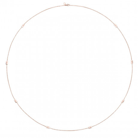 La Route de l'Amour long necklace, pink gold