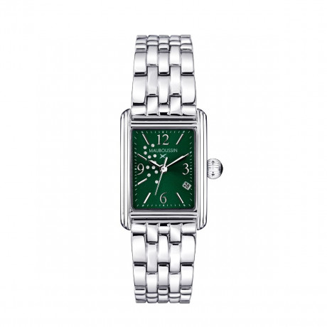 Rue Colette watch, Steel, Green dial