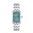 Rue Colette watch, Steel, Turquoise dial