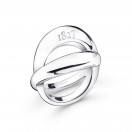 1827 ring, 925 silver and diamonds