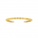 1827 bangle, yellow gold and diamonds