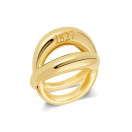 1827 ring, yellow gold and diamond