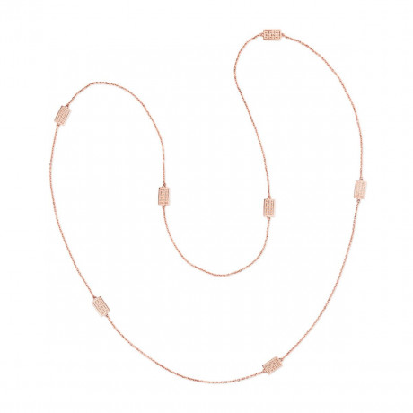 Une Galerie rue de Seine long necklace, pink gold