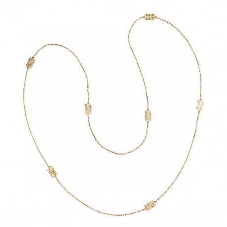 Une Galerie rue de Seine long necklace, yellow gold