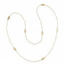 Une Galerie rue de Seine long necklace, yellow gold