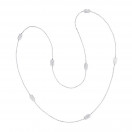 Une Galerie rue de Seine long necklace, white gold