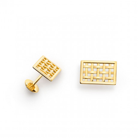 Une Galerie rue de Seine earrings, yellow gold