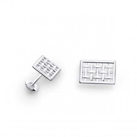 Une Galerie rue de Seine earrings, white gold