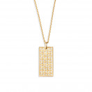 Une Galerie rue de Seine pendant, yellow gold