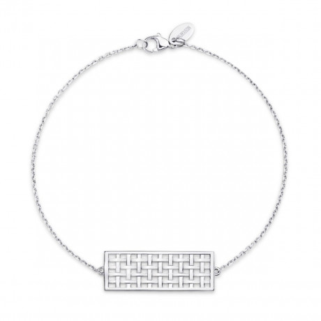 Une Galerie rue de Seine GM bracelet, white gold