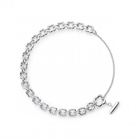 Union Chance necklace, silver and diamonds
