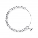 Union Chance necklace, silver and diamonds
