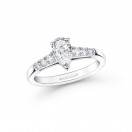 Irrésistible et Délicieuse No.3 ring in platinum with diamonds