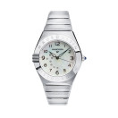 Mauboussin 1827 women's watch, stainless steel, mother-of-pearl and diamonds