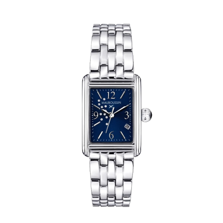 Rue Colette watch, Steel, Blue dial