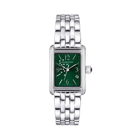 Rue Colette watch, Steel, Green dial