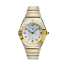 Mauboussin 1827 women's watch, two-tone stainless steel, mother-of-pearl and diamonds